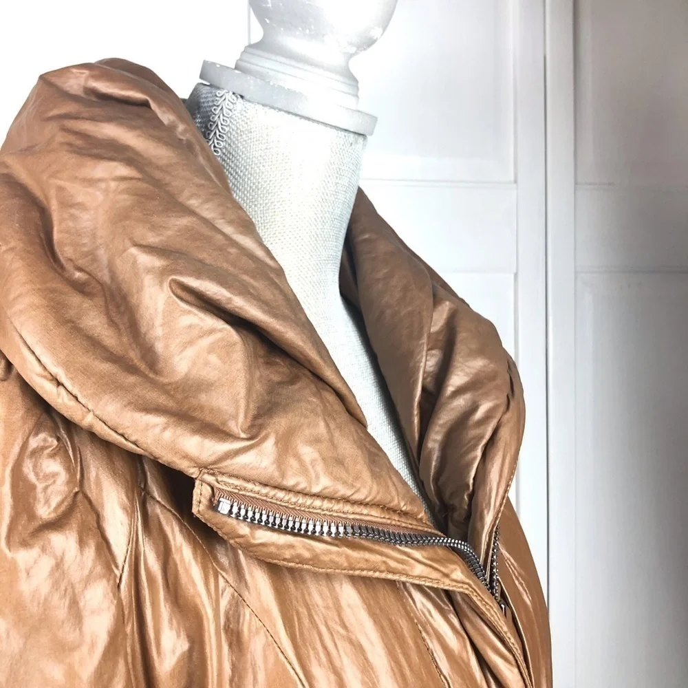 CREENSTONE SHAWL COLLAR PUFFER JACKET